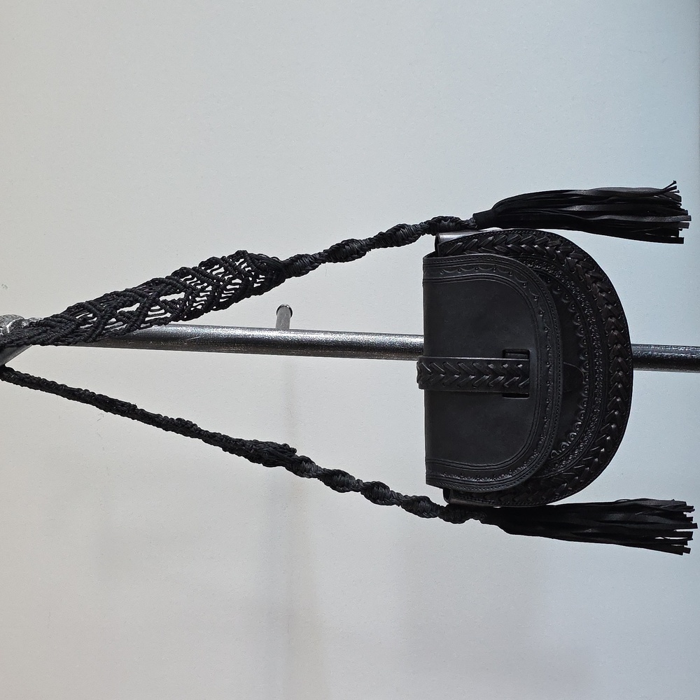 Ulla Johnson Rhita Saddle Bag In Black